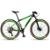 Bicicleta aro 29 dropp race 12 vel  freio hidráulico Suspensão com Trava no Guidão - Preto+verde