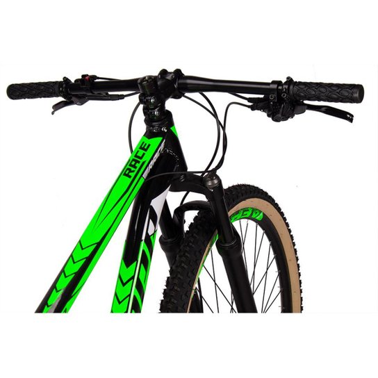 Bicicleta aro 29 dropp race 12 vel freio hidráulico Suspensão com Trava no Guidão