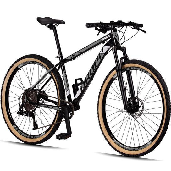 Bicicleta aro 29 dropp race 12 vel freio hidráulico Suspensão com Trava no Guidão