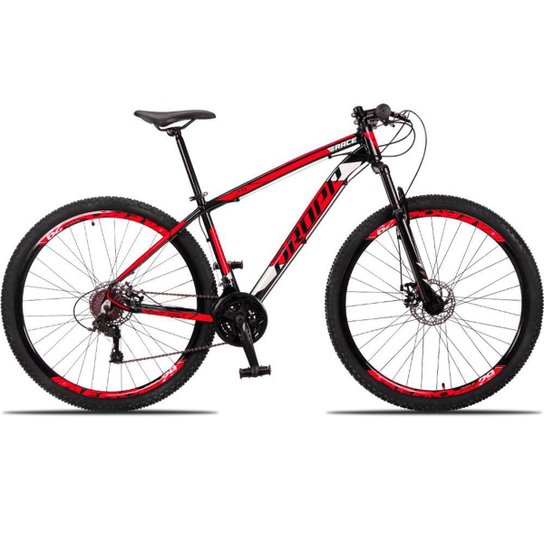 Bicicleta Aro 29 Dropp Race 21 Marchas Quadro Alumínio e Suspensão Dianteira e Freio Disco
