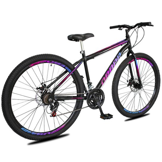 Bicicleta Aro 29 Dropp Sport Aero Aço Carbono 21 Vel Marchas Freio a Disco