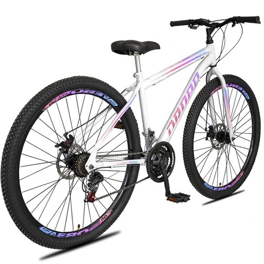 Bicicleta Aro 29 Dropp Sport Aero Aço Carbono 21 Vel Marchas Freio a Disco