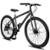 Bicicleta Aro 29 Dropp Sport Aero Aço Carbono 21 Vel Marchas Freio a Disco - Grafite+Preto
