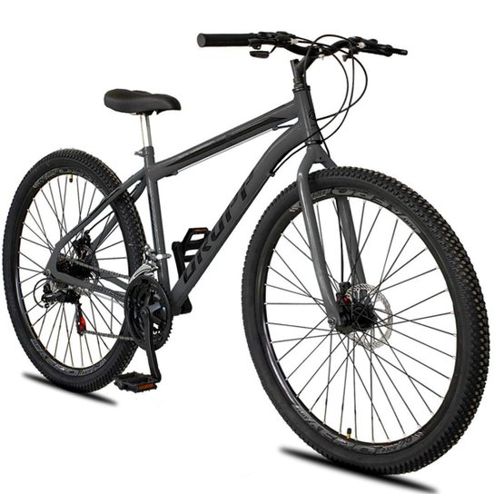 Bicicleta Aro 29 Dropp Sport Aero Aço Carbono 21 Vel Marchas Freio a Disco