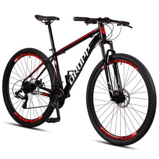 Bicicleta Aro 29 Dropp SW 24 Vel Câmbio Shimano Quadro Alumínio MTB