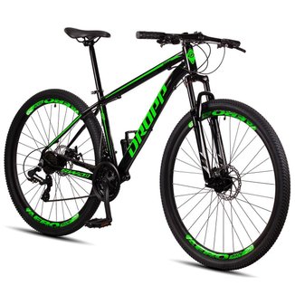 Bicicleta Aro 29 Dropp SW 24 Vel Câmbio Shimano Quadro Alumínio MTB
