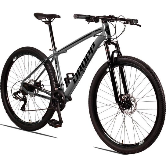 Bicicleta Aro 29 Dropp SW 24 Vel Câmbio Shimano Quadro Alumínio MTB