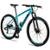 Bicicleta aro 29 Dropp Z3 Alumínio Shimano 21 vel marchas freio a disco mecânico com suspensão MTB - Azul+Preto