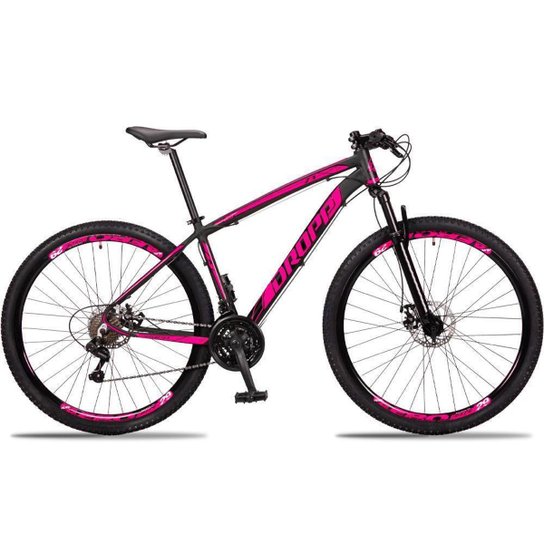 Bicicleta aro 29 Dropp Z3 Alumínio Shimano 21 vel marchas freio a disco mecânico com suspensão MTB