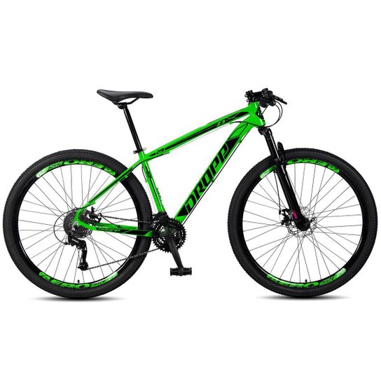 Bicicleta aro 29 Dropp Z3 Alumínio Shimano 21 vel marchas freio a disco mecânico com suspensão MTB