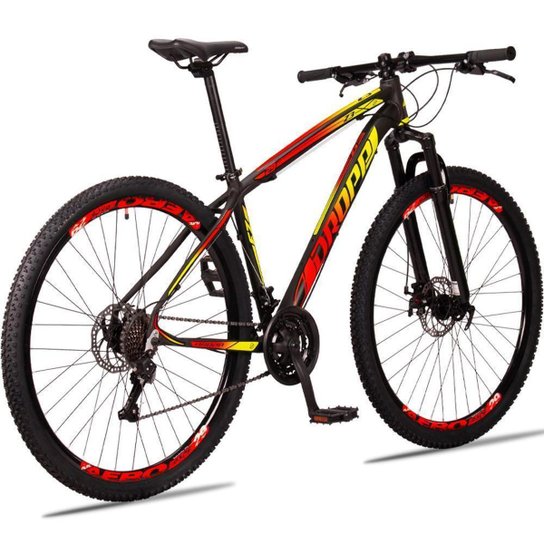 Bicicleta aro 29 Dropp Z3 Alumínio Shimano 21 vel marchas freio a disco mecânico com suspensão MTB