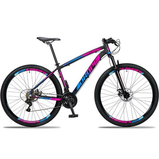 Bicicleta aro 29 Dropp Z3 Alumínio Shimano 21 vel marchas freio a disco mecânico com suspensão MTB