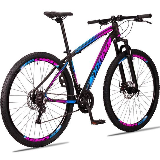 Bicicleta aro 29 Dropp Z3 Alumínio Shimano 21 vel marchas freio a disco mecânico com suspensão MTB