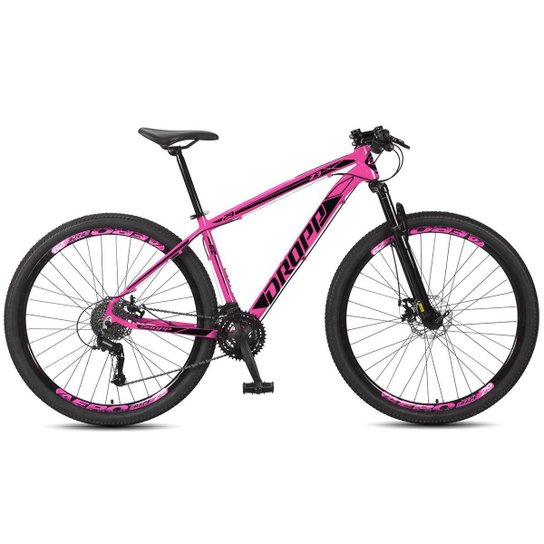 Bicicleta aro 29 Dropp Z3 Alumínio Shimano 21 vel marchas freio a disco mecânico com suspensão MTB