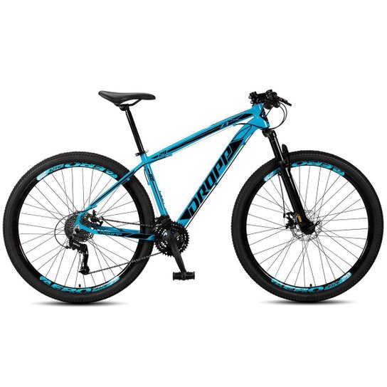 Bicicleta Aro 29 Dropp Z3 Câmbios 24 Vel Marchas Freio a Disco Mecânico com Suspensão Dianteira MTB