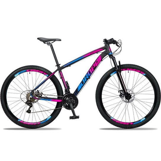 Bicicleta Aro 29 DROPP z3 H Alumínio 24 Vel Marcha Freio a Disco hidráulico Supensão dianteira MTB