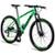 Bicicleta Aro 29 DROPP z3 H Alumínio 24 Vel Marcha Freio a Disco hidráulico Supensão dianteira MTB - Verde+Preto