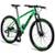 Bicicleta Aro 29 DROPP z3 H Alumínio Câmbios Shimano 24V Freio a Disco hidráulico - Verde+Preto