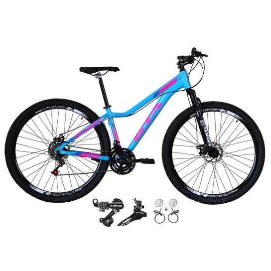Bicicleta Aro 29 Feminina Gta Start Alumínio 21v Câmbios Shimano Freio a Disco Hidráulicos(óleo)
