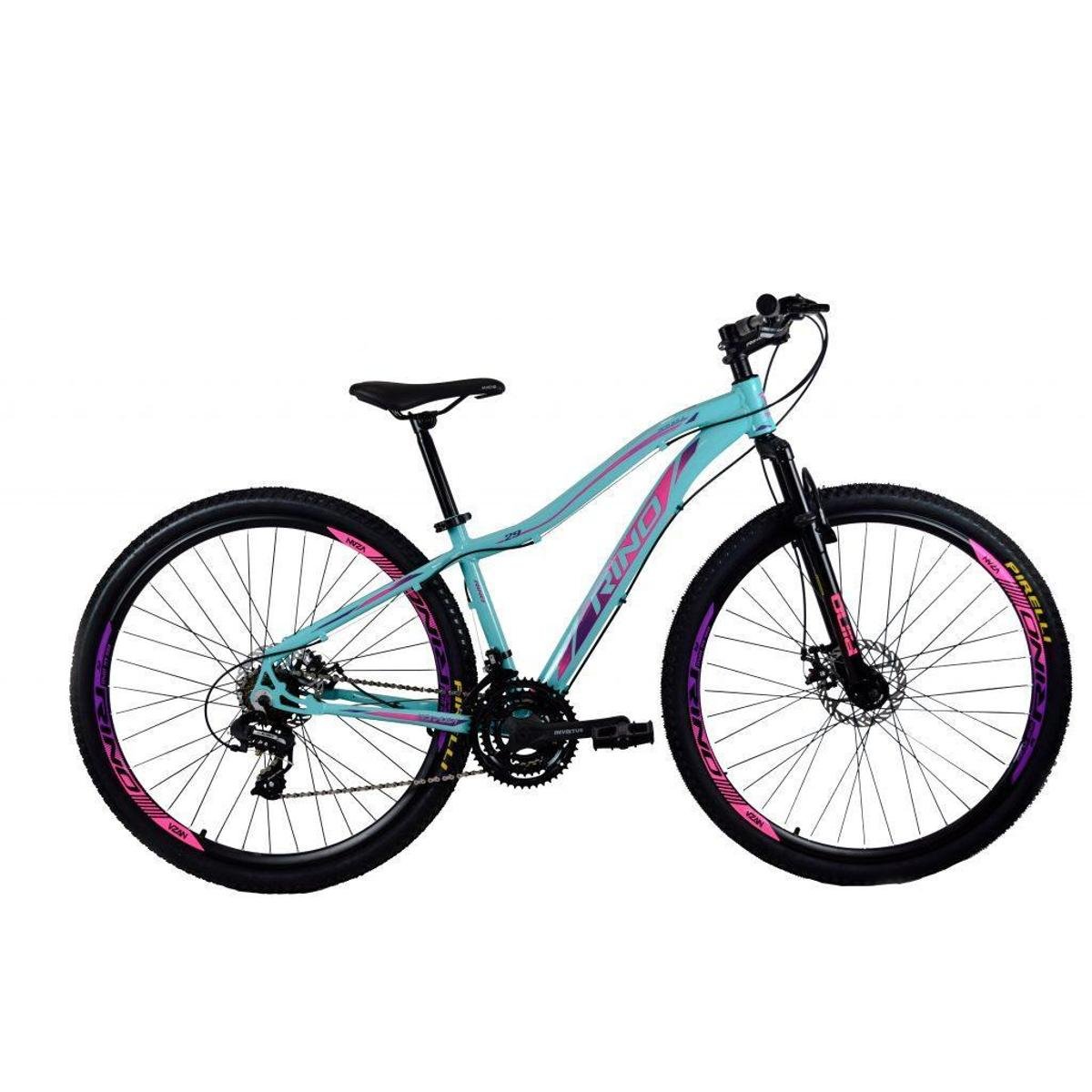 Bicicleta Aro 29 Feminina - Rino Monalisa - 21 V - Cambios Shimano