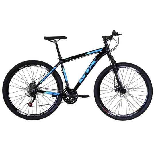 Bicicleta Aro 29 Gta Start 21v Alumínio Freios a Disco Hidráulicos Suspensão Dianteira Mtb