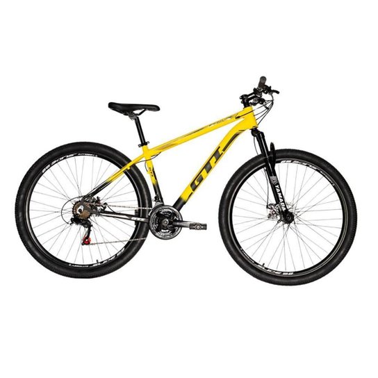 Bicicleta Aro 29 Gti Roma Alumínio 21v Freio a Disco Suspensão Dianteira Mountain Bike