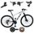 Bicicleta Aro 29 Gti Roma Bike 21v Index Alumínio Freio a Disco Suspensão Componentes Shimano - Branco