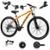 Bicicleta Aro 29 Gti Roma Bike 24v Aluminio Indexado Freio a Disco Componentes Shimano - Laranja+Preto
