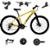 Bicicleta Aro 29 Gti Roma Bike 24v Aluminio Indexado Freio a Disco Componentes Shimano - Amarelo