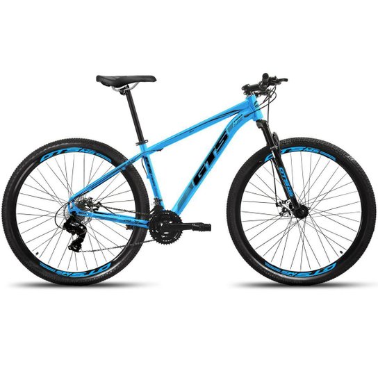 Bicicleta Aro 29 GTS Feel GLX 24 Marchas Freios A Disco