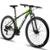 Bicicleta Aro 29 GTS FEEL RDX Freio a Disco Hidráulico 24 Marchas - Preto+verde