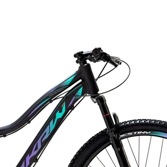 Bicicleta aro 29 KRW Alumínio 21 Vel Marchas Freio a Disco Suspensão dianteira Mountain Bike X41