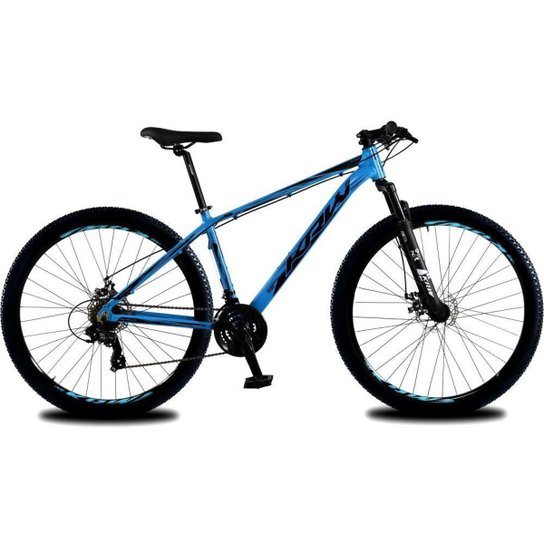 Bicicleta aro 29 KRW Alumínio 21 Velocidades Freio a Disco Suspensão dianteira Mountain Bike KR14