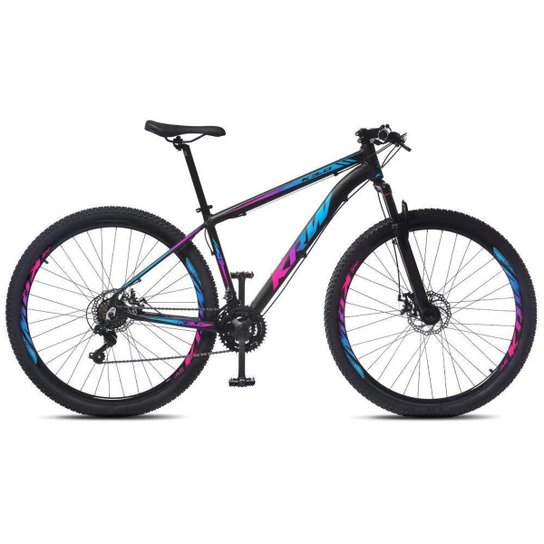 Bicicleta Aro 29 KRW Alumínio 24 Vel Freio a Disco Mecânico R1