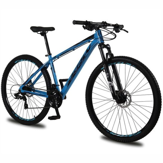 Bicicleta aro 29 KRW Alumínio 24 Vel Freio Hidráulico a Disco Suspensão dianteira Mountain Bike KR2