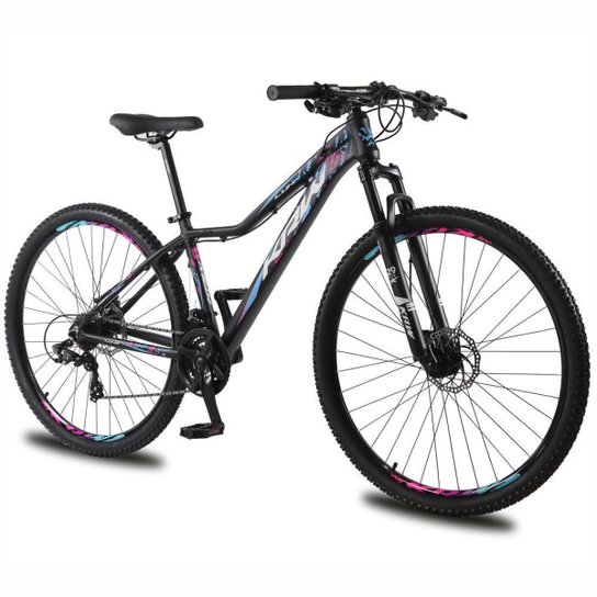 Bicicleta aro 29 KRW Alumínio 24 Vel Freio Hidráulico a Disco Suspensão dianteira Mountain Bike KR2