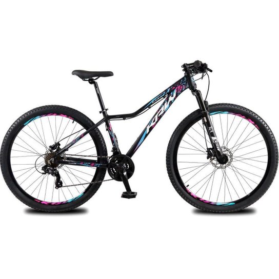 Bicicleta aro 29 KRW Alumínio 24 Vel Freio Hidráulico a Disco Suspensão dianteira Mountain Bike KR2