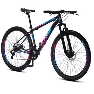 Bicicleta aro 29 KRW Alumínio 24 Vel Marchas Freio a Disco Suspensão dianteira Mountain Bike X32