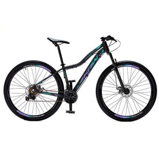 Bicicleta aro 29 KRW Alumínio 24 Vel Marchas Freio a Disco Suspensão dianteira Mountain Bike X32