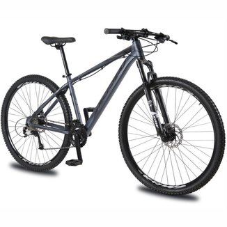 Bicicleta aro 29 KRW Alumínio 24 Vel Shimano Altus Freio Hidráulico Suspensão C/ Trava de ombro KR11