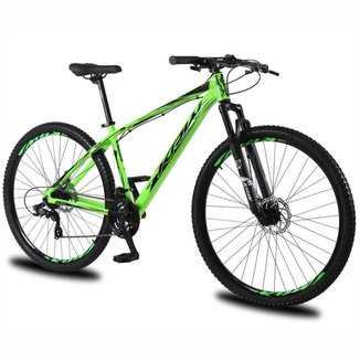 Bicicleta aro 29 KRW Alumínio 24 Velocidades Freio a Disco Suspensão dianteira Mountain Bike KR1