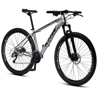 Bicicleta Aro 29 KRW Alumínio 27 Vel Shimano Acera Freio a Disco Hidráulico Suspensão com trava S31