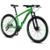 Bicicleta Aro 29 KRW Alumínio 27 Vel Shimano Altus Hidráulico com Trava S45 - Verde+Preto