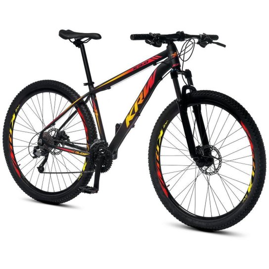 Bicicleta Aro 29 KRW Alumínio 27 Vel Shimano Altus Hidráulico com Trava S65