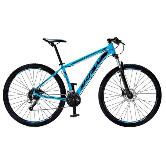 Bicicleta Aro 29 Krw Alumínio 27 Velocidades Freio Hidráulico Suspensão com Trava Mountain Bike S9