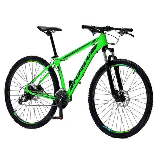 Bicicleta Aro 29 Krw Alumínio 27 Velocidades Freio Hidráulico Suspensão com Trava Mountain Bike S9