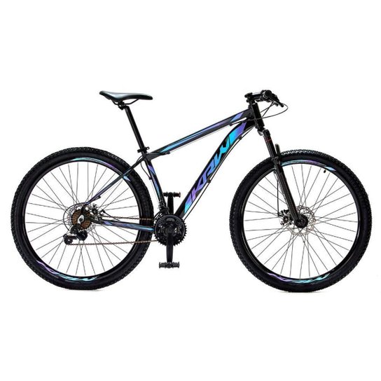 Bicicleta Aro 29 Krw Alumínio Shimano 21 Velocidades Freio a Disco Suspensão Mountain Bike S6