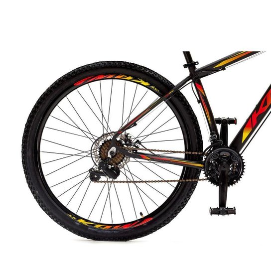 Bicicleta Aro 29 Krw Alumínio Shimano 21 Velocidades Freio a Disco Suspensão Mountain Bike S6