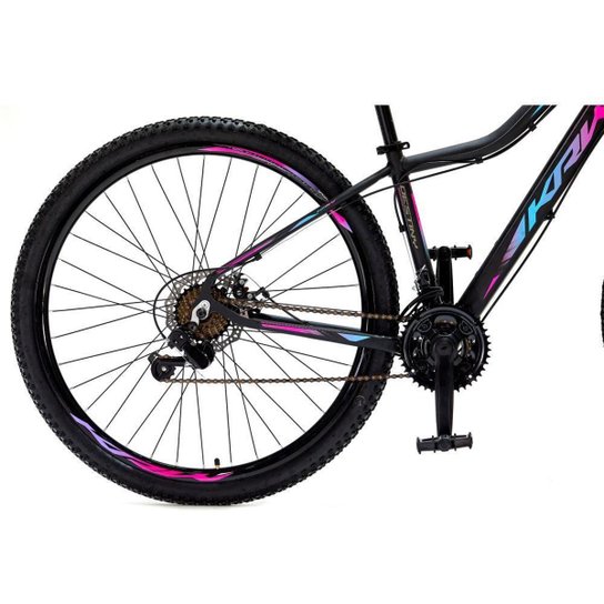 Bicicleta Aro 29 Krw Alumínio Shimano 24 Velocidades Freio a Disco Suspensão Mountain Bike S4