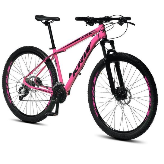 Bicicleta Aro 29 KRW Alumínio Shimano 24 Velocidades Freio Disco Hidráulico Suspensão Dianteira S61